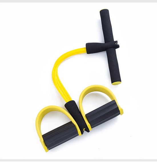 Bandes De Résistance Fitness – 4 Tubes Avec Pédales Et Poignées – Pour étirement, Musculation, Perte De Poids - 5