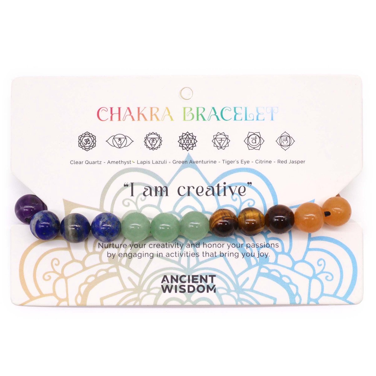 Chakra String Armbanden - 21 Stenen