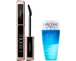 Lancôme 2-Step Wimper Routine Mascara Make Up Remover - Lash Idôle Mascara Zwart & Bi-Facil Oog Make-up Remover 75ml