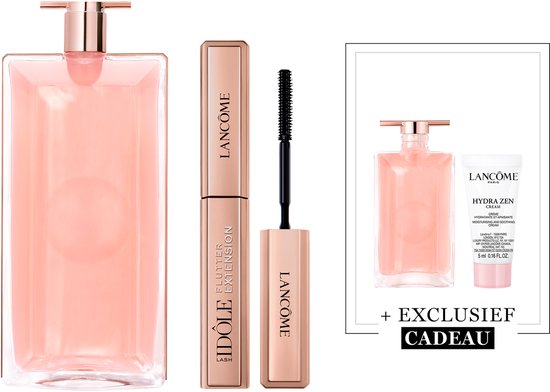 Lancôme Idôle Eau de Parfum - 100ml & Lancôme Lash Idôle Flutter Extension Mascara Midi Zwart - 01 True Black + 2 Cadeaus