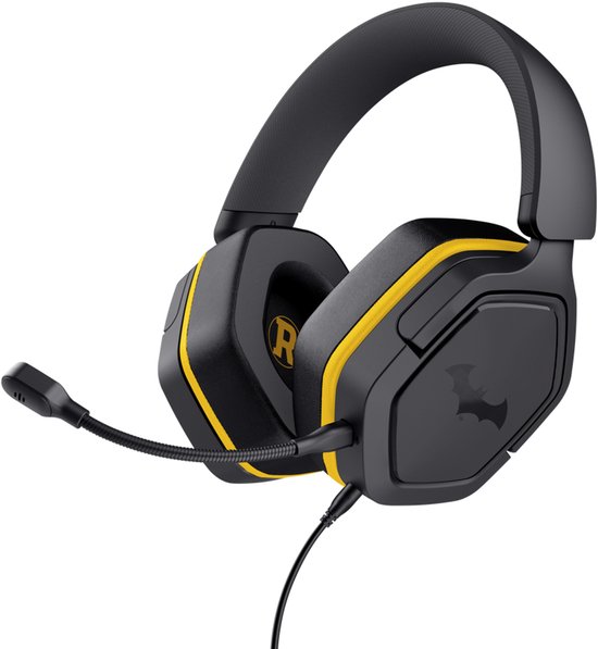 Trust GXT492BM Carus - Gaming headset - voor PS4/PS5/Nintendo Switch/PC - Bedraad 3.5mm aansluiting - Batman Zwart