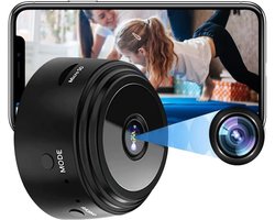 Gsedaox-Spy Camera-Verborgen Camera-Nachtzicht-1080P Full HD-WiFi-Draadloos-Zwart
