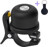 K&G Apple AirTag Bicycle Bell - Porte-clés AirTag gratuit - AirTag Bicycle - AirTag Holder - Étanche - Comprend le Matériel de montage - Antivol