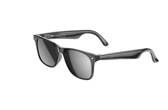 Slimme bril met AI, Bluetooth-bril met 130+ vertaling, 5.4 Bluetooth-zonnebril met open oor voor dames en heren, spraakassistent, unisex (zonnebril)