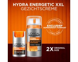 L'Oréal Men Expert L'Oréal - Men Expert Hydra Energetic Hydraterende Dagcrème - 3 x 100 ml - Voordeelverpakking
