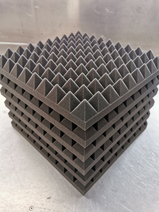 Akoestisch Studioschuim Piramide (set 18 st., 30×30 cm)