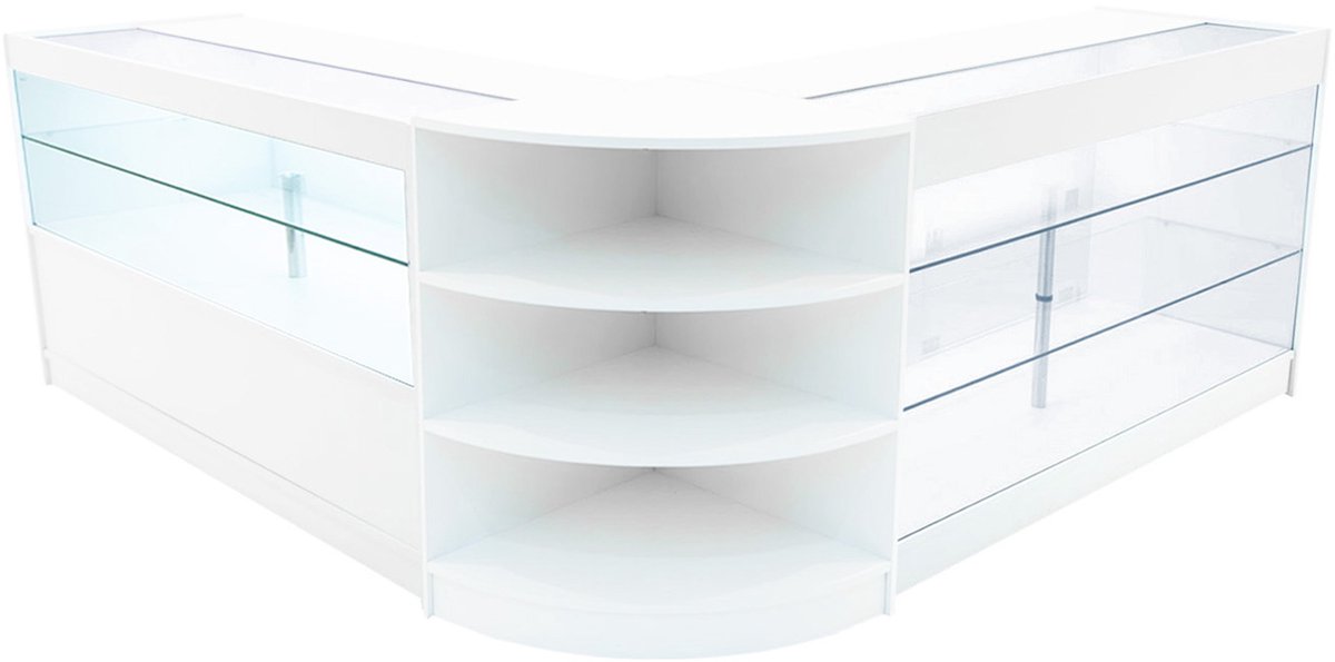 Calliope led toonbankset - wit - k1500/c1500/lm60 - sluitbare deuren