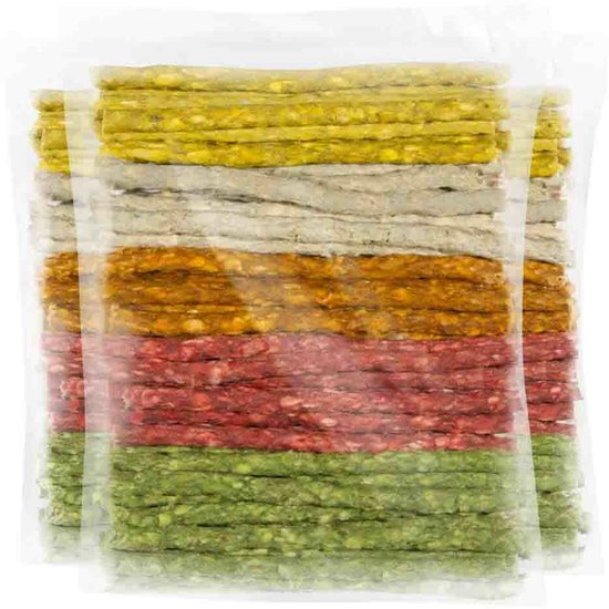 Holland Diervoeders Munchy Stick Gekleurd - 3 x 100 stuks - Voordeelverpakking