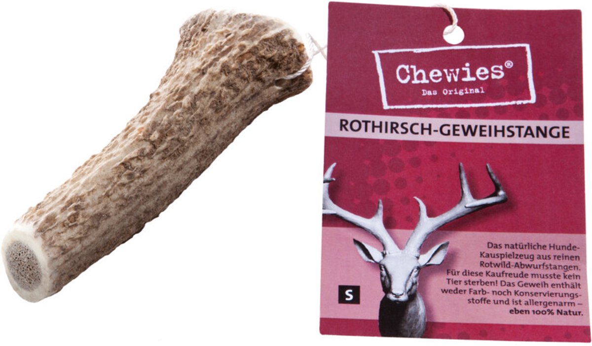 Chewies Edelherten Gewei Stang S - 5 x 80 gr - Voordeelverpakking