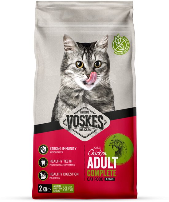 Voskes Kattenbrokken Adult Kip - 6 x 2 kg - Voordeelverpakking