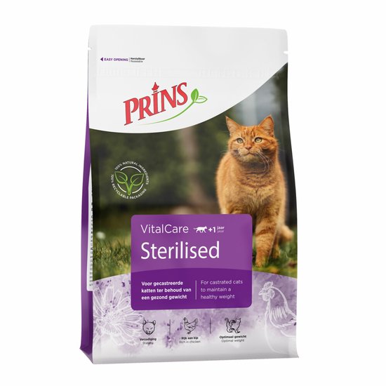 Prins VitalCare Sterilised 4kg - Kattenvoer