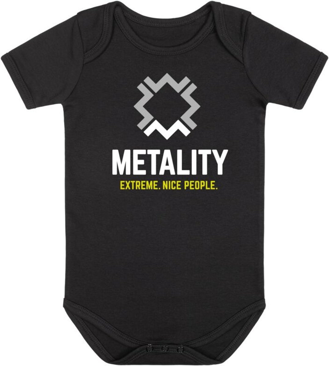 Metality Logo Unisex Body - zwart - 80/86