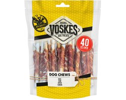 Voskes Hondensnack Rawhide Sticks Eend 400 gr
