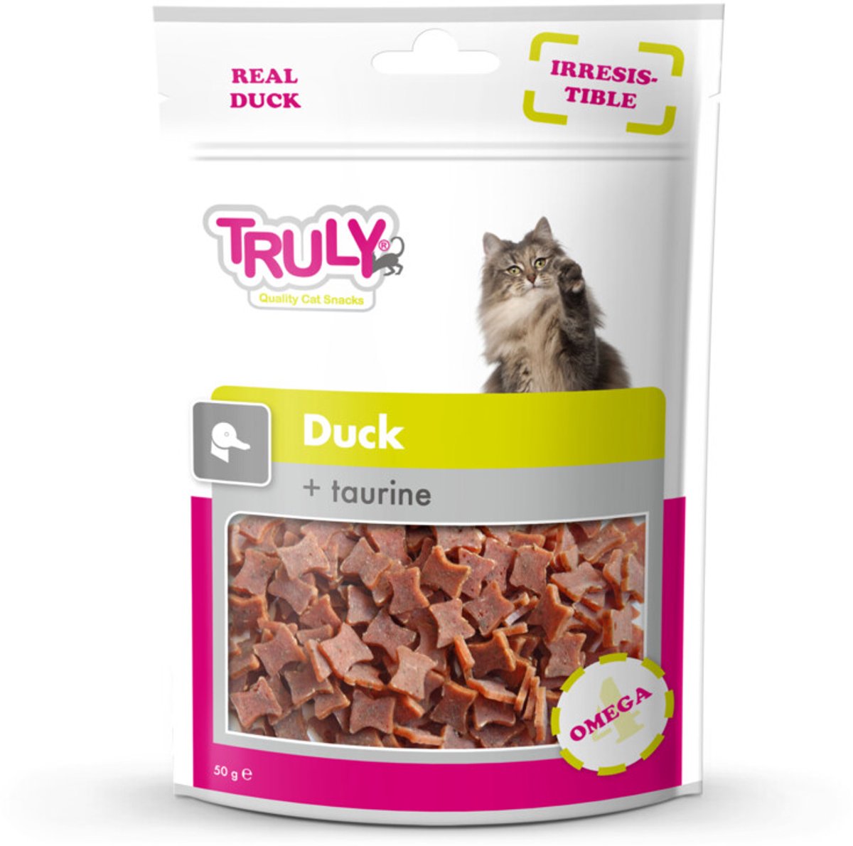 Truly Cat Snacks Eend met Taurine - 20 x 50 gr - Voordeelverpakking