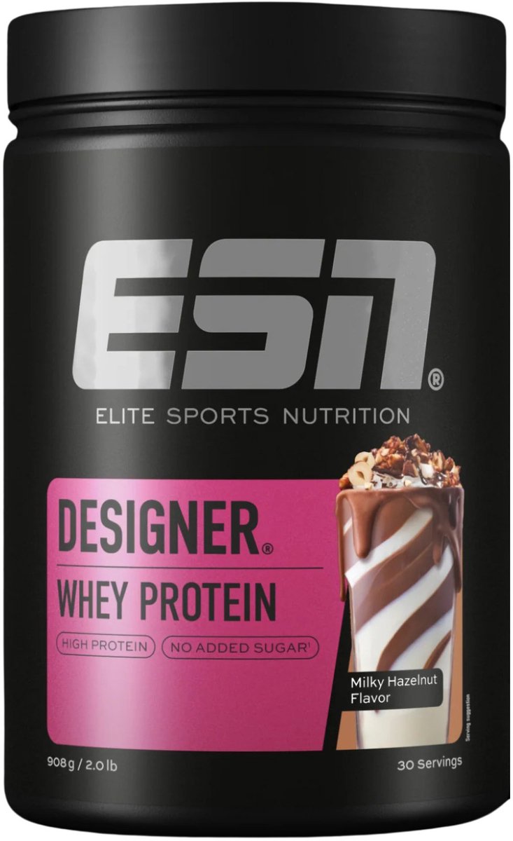 ESN Designer Whey Protein Poeder, Milky Hazelnut, 908 g