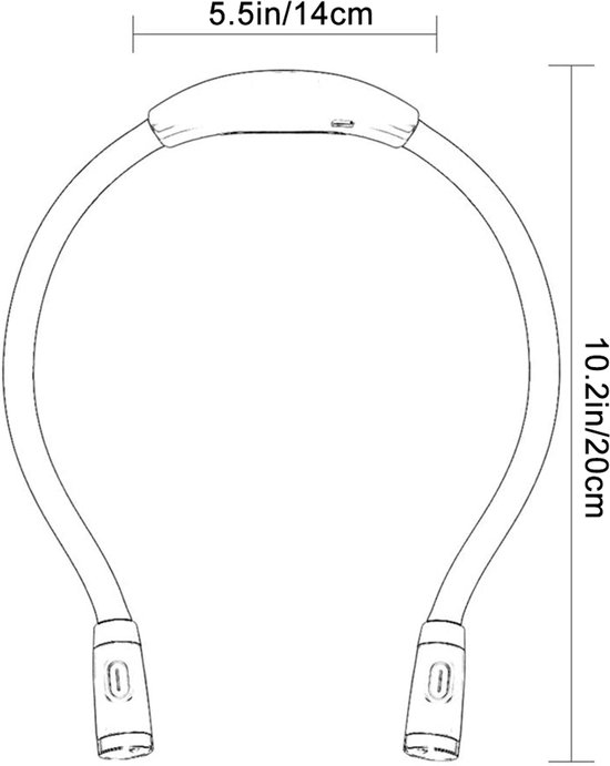 Oplaadbare LED Leeslamp - Handsfree Neklamp, 3 Helderheidsniveaus, Flexibel voor Lezen in Bed van FlowingTail — afbeelding 2