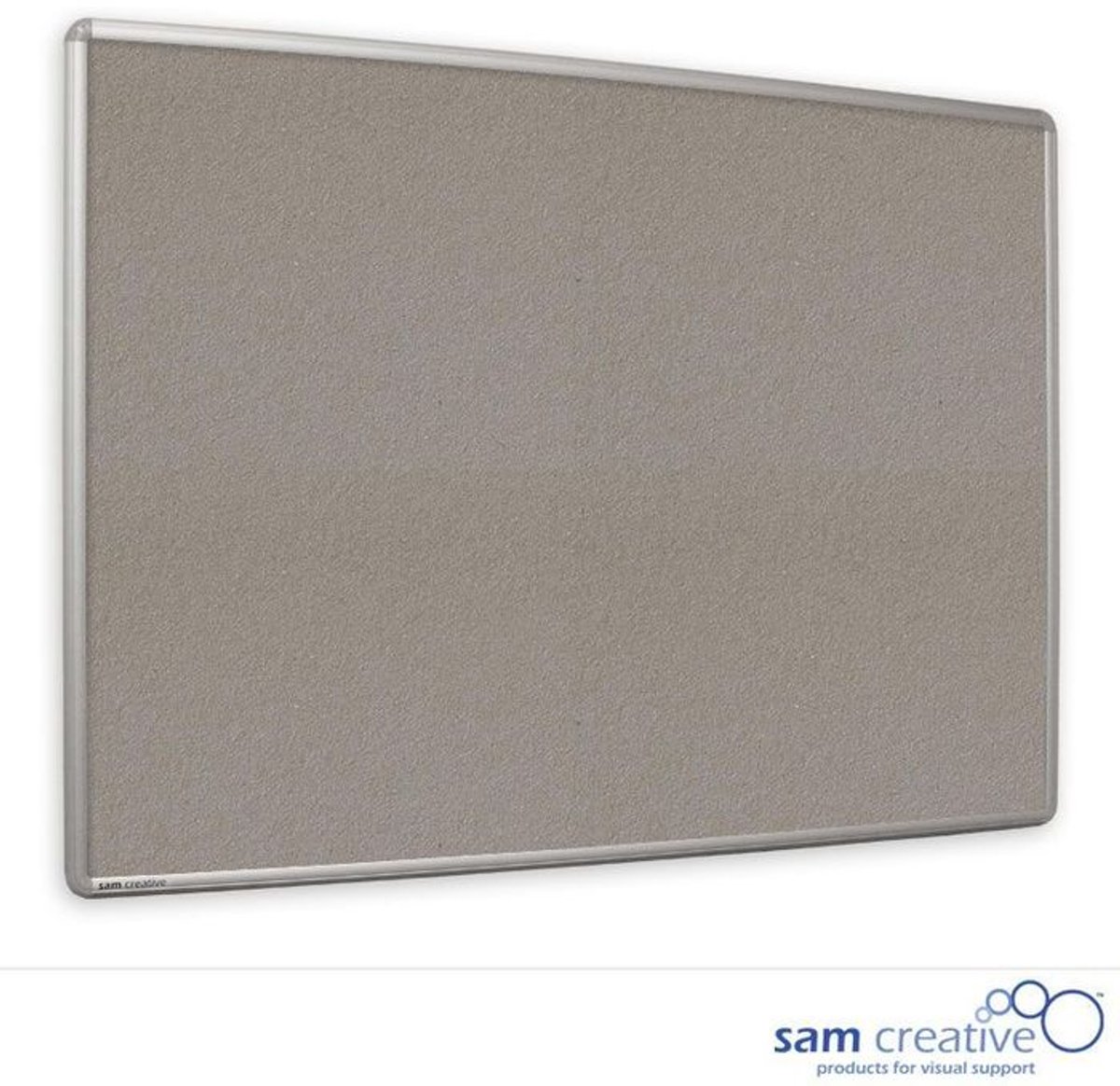 Sam Creative Prikbord Bulletin - Grijs - 90x120 cm