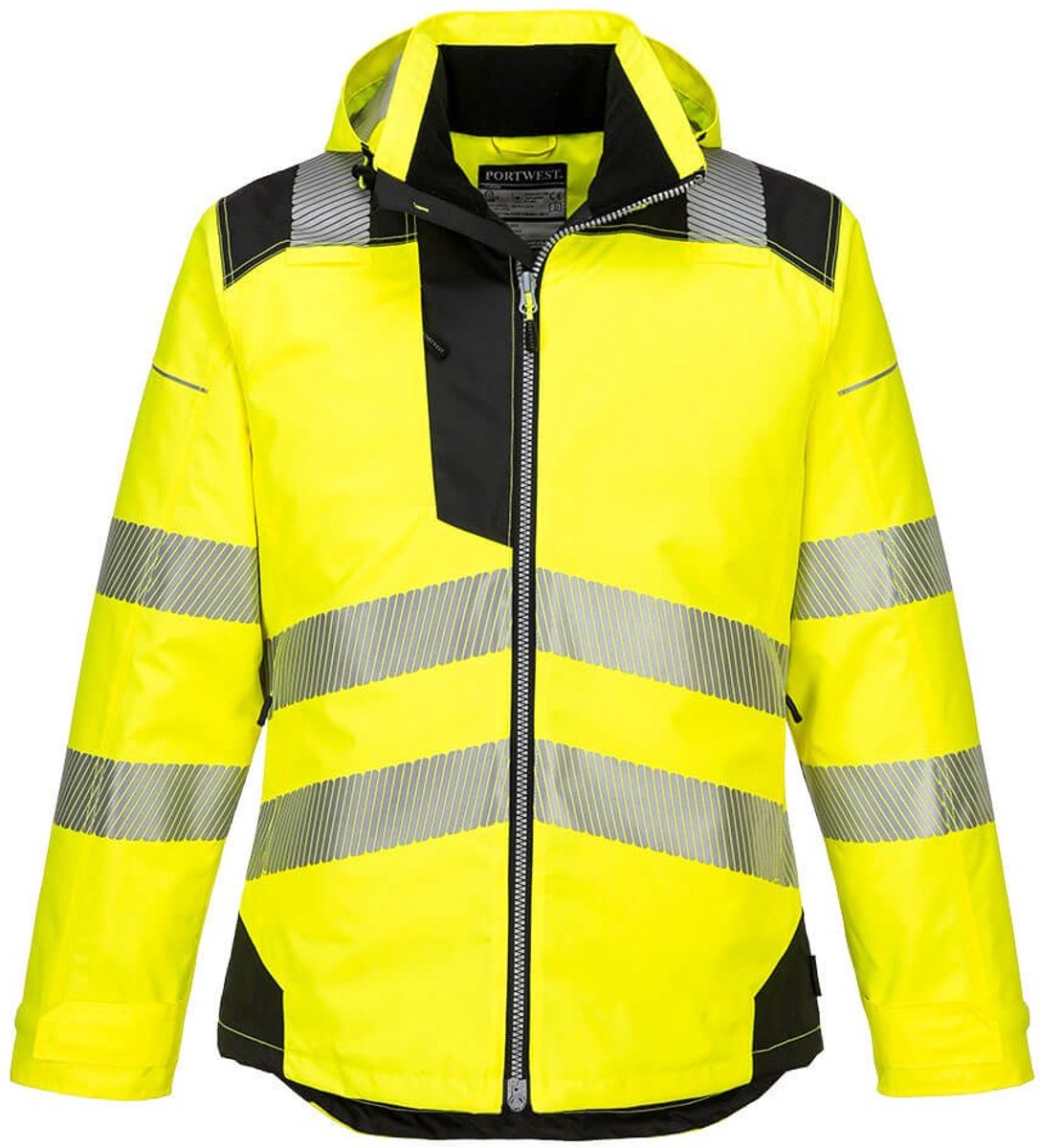 Portwest PW3 Hi-Vis Winterjack T400 Zwart