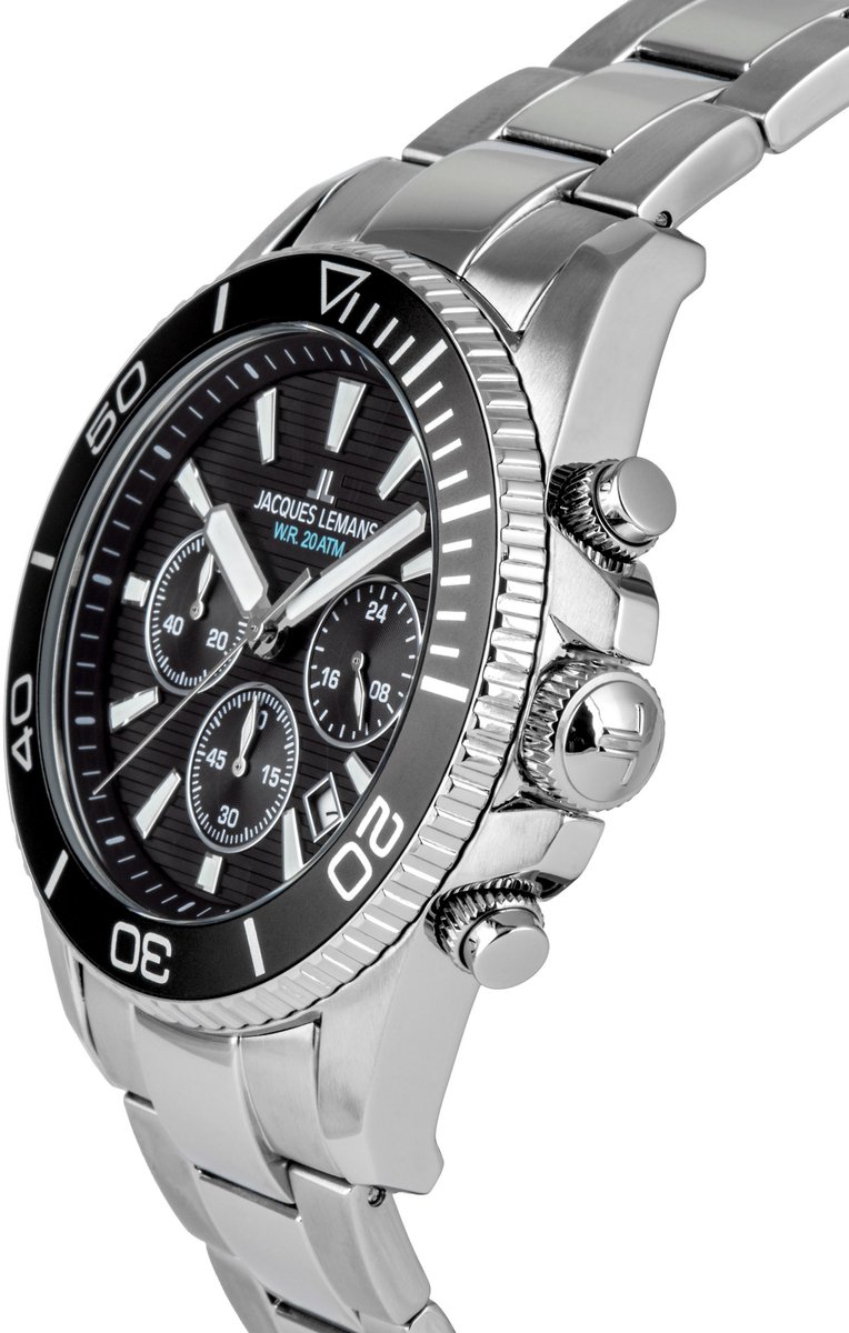 Chronograaf Liverpool Diver Black