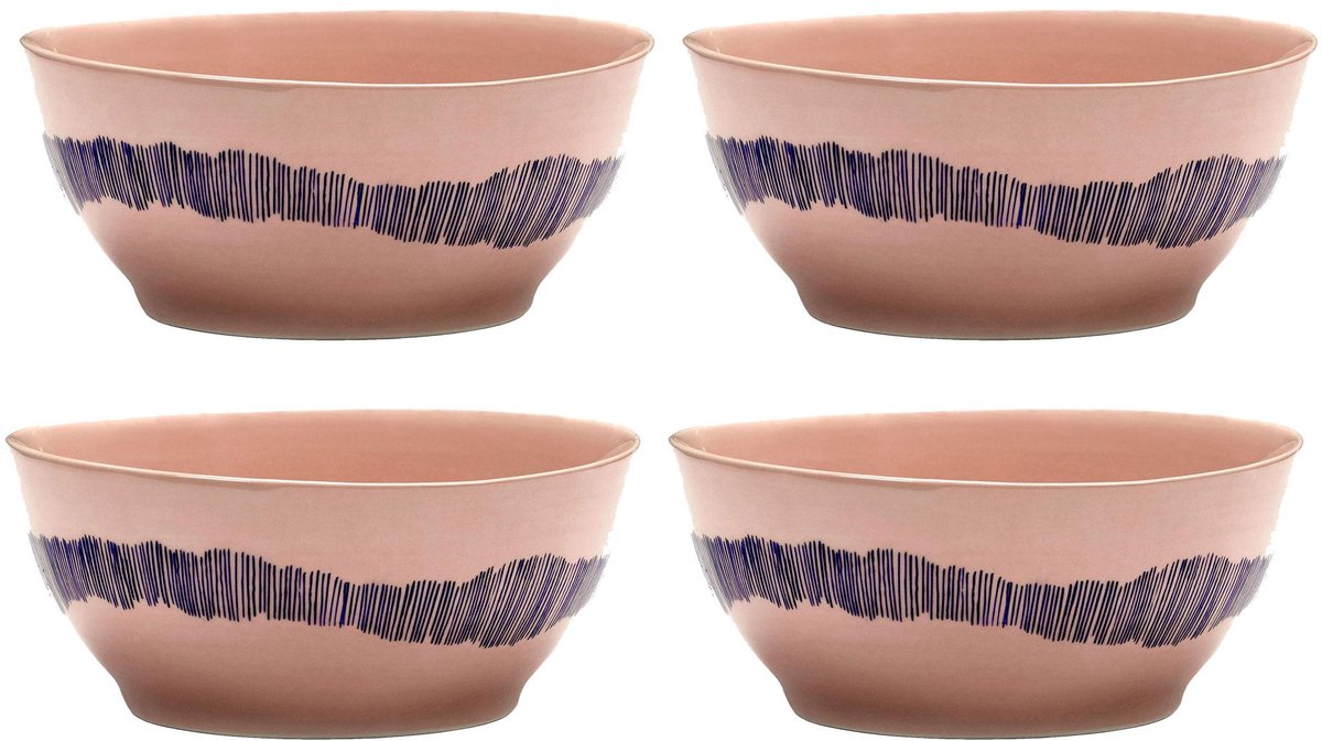 Serax - Ottolenghi Feast - Kom S - Roze/Blauw - 16 Ø - 4 stuks