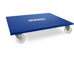 MESO Meubelroller - Rechthoekig - Ongeremd - Nylon wiel - 800x600mm - Max 400kg - Meubelhondje / Transportdolly / Verhuis trolley / Transport trolley / Transportroller