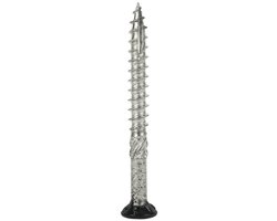 Radix -Potdeksel - Tuinhout schroeven - Zwarte kop - RAL 9005 - Torx 4,0 x 40mm - T20 - RVS-410 - Deeldraad (200 stuks)