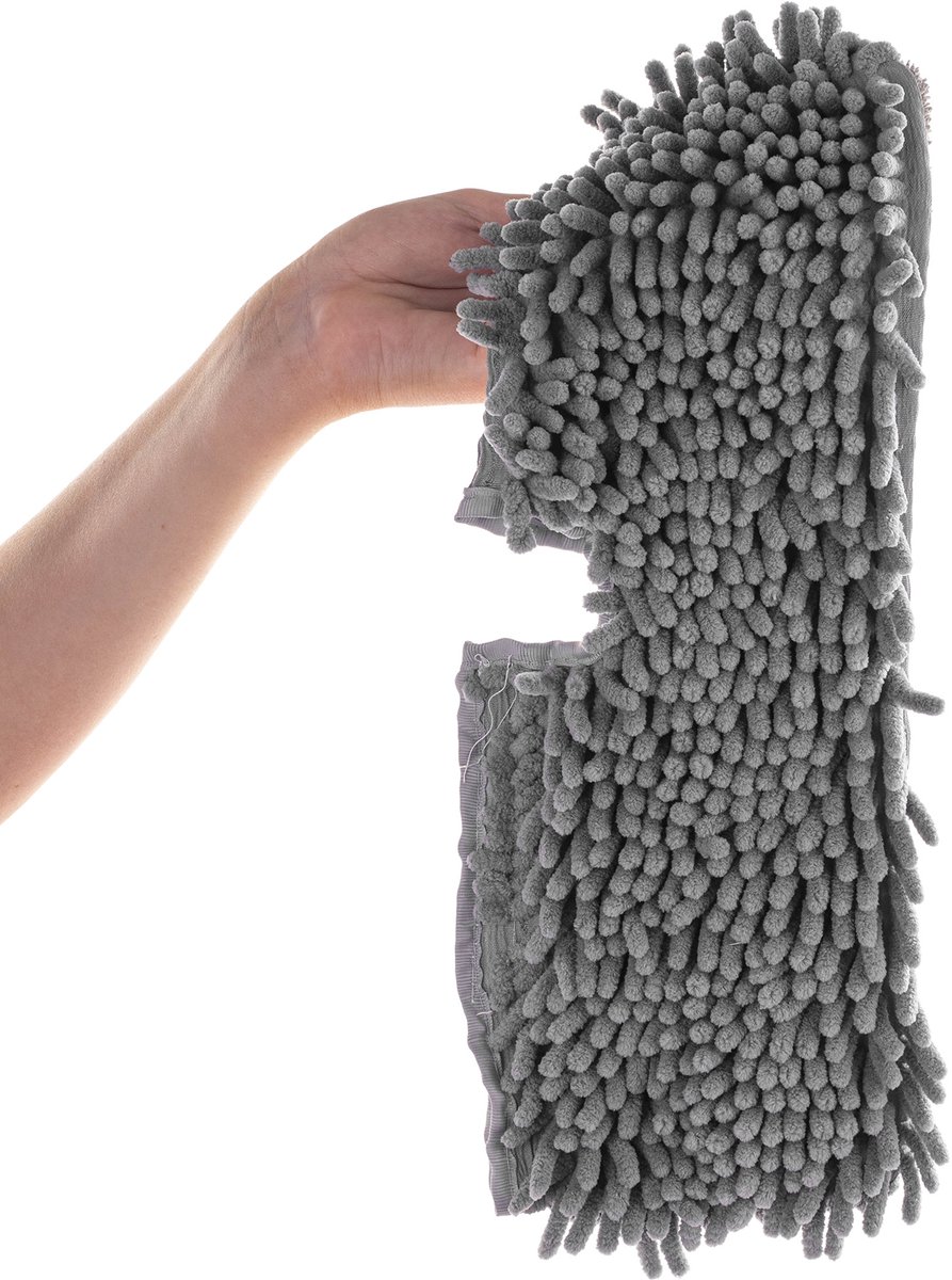 KADAX Platte Mop Inzet Vervangingshoes Microvezel Tip Plat 42x14cm