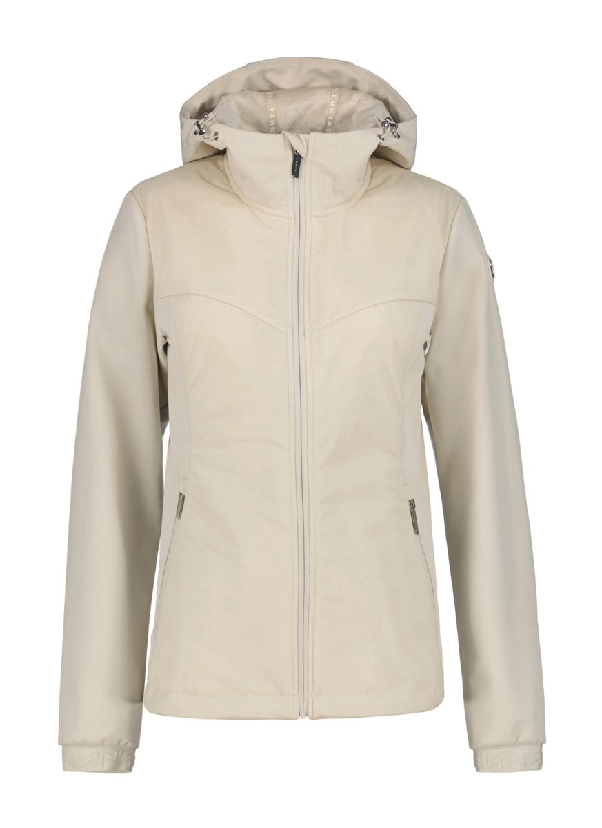 Luhta Iivaara Softshell Jas Dames Gevoerde softshell Powder Beige