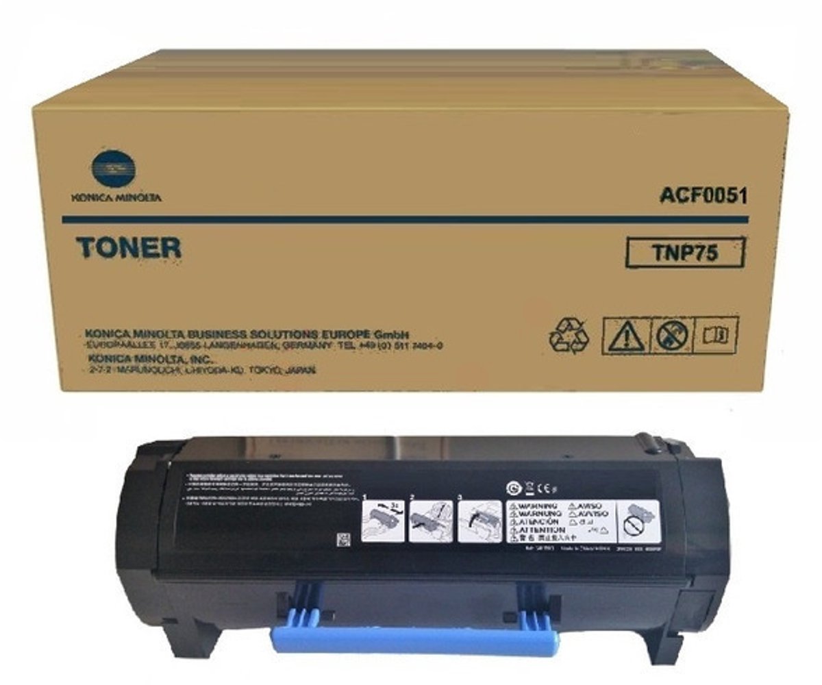 Konica Minolta TNP75 tonercartridge 1 stuk(s) Origineel Zwart