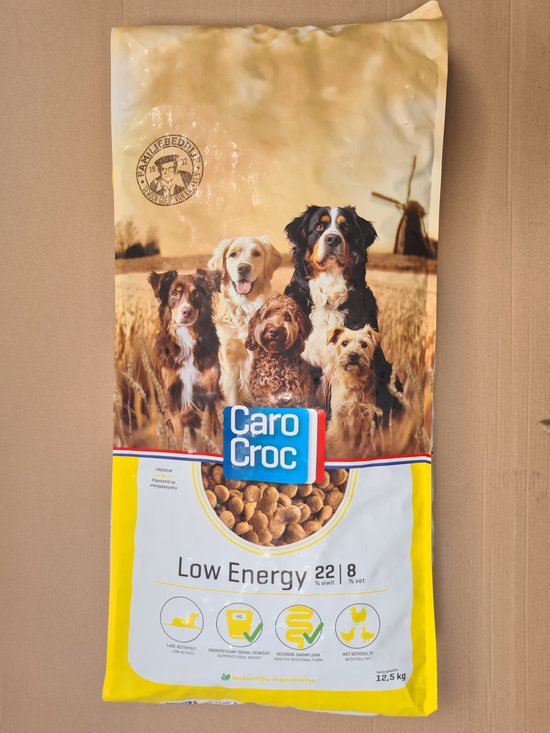 CaroCroc Low Energy 12,5 kg [22/8] met extra Snacks