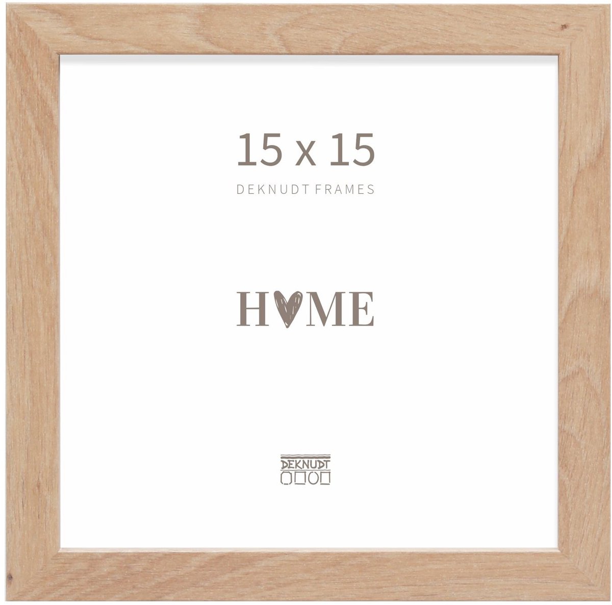 Deknudt Frames fotolijst - S45SH1 - naturel hout - fotomaat: 15x15 cm