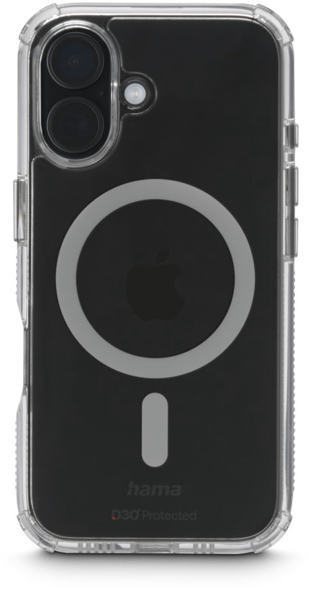 Hama hoesje geschikt voor Iphone 16 - Extreme Protect MagCase - Transparant