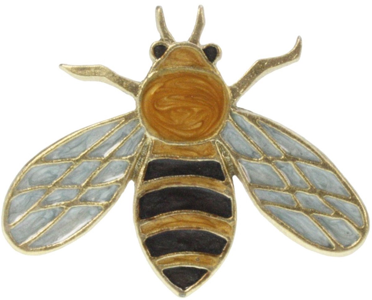 Deurknop Hommel – Zwart/Goudkleur – 6×4×6 cm – Stijlvol & Decoratief