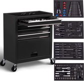Preisvergleich für Costway 2 in 1 Werkstattwagen mit Koffer & 9 Fächer