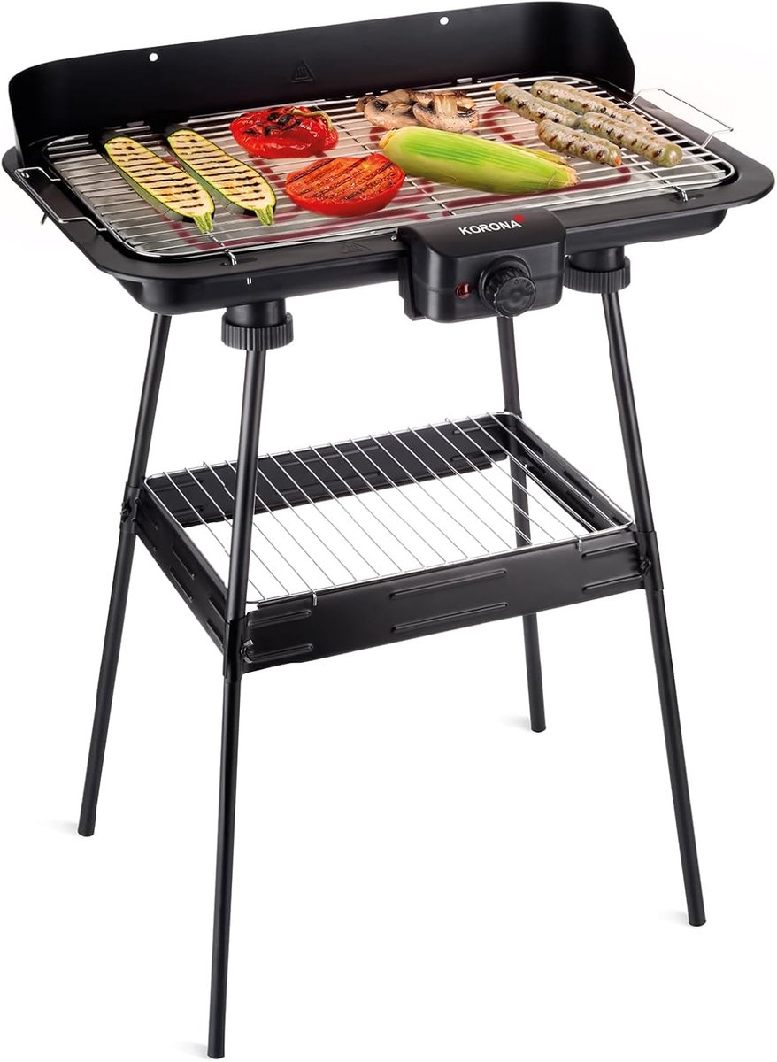 Elektrische staande grill met XXL-grillrooster en traploze temperatuurinstelling