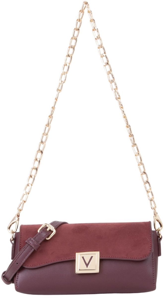 VALENTINO schoudertas Evissa Flap Bag Prugna wijnrood