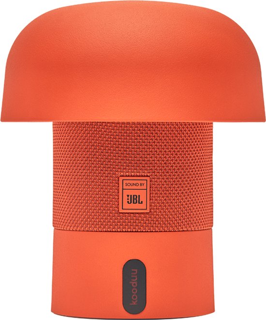 Bluetooth speaker met dimbare LED tafellamp 16 cm, oplaadbaar, draadloos, warm licht, Kooduu Sensa Play Mini
