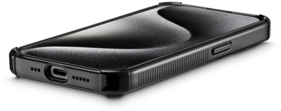 Coque Extreme Protect pour Apple iPhone 16e, magnétique, noire