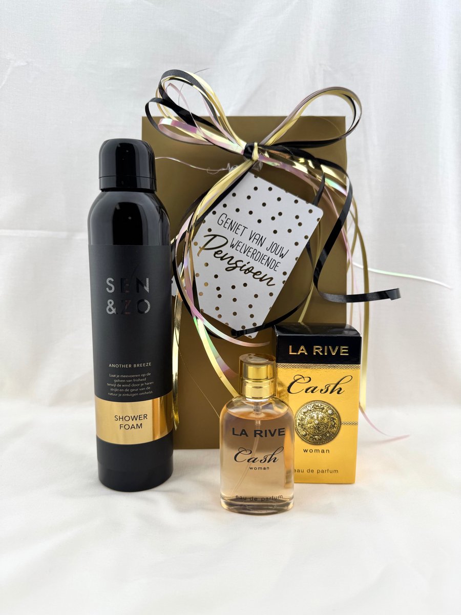 Pensioen •Cadeaupakket Dames• Sen&Zo Gold - Cadeau voor Vrouwen - Perfect Gifts