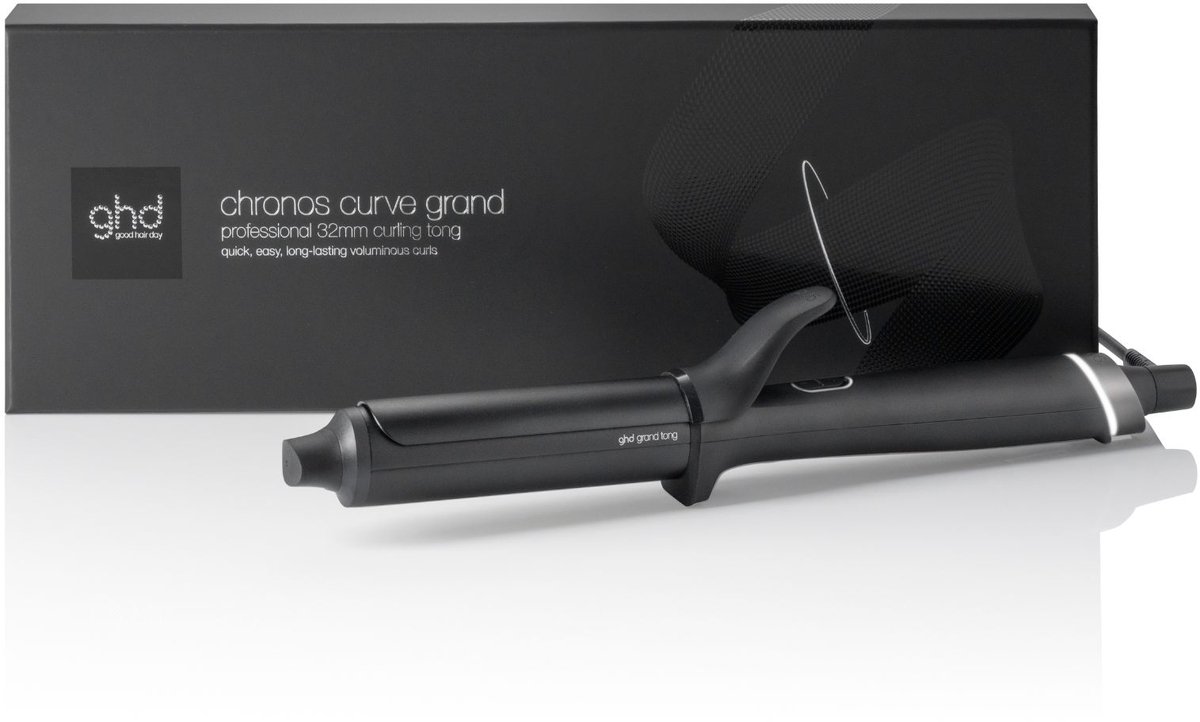 ghd - Chronos Curve Grand Tong - Krultang 32 mm - Zwart