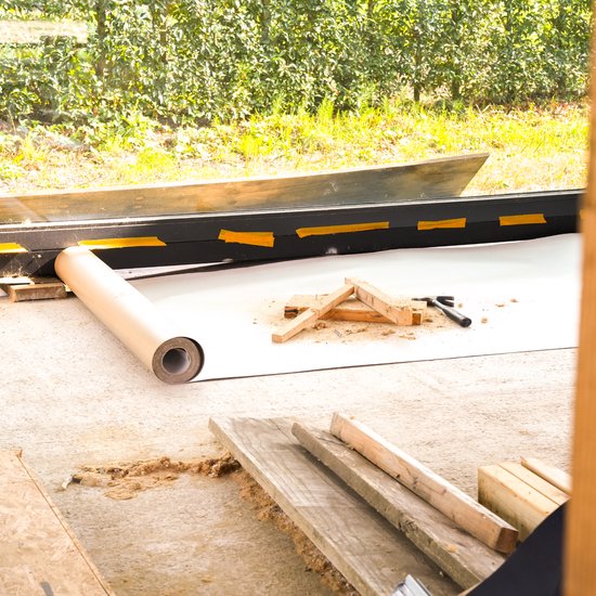 Stucloper dubbelzijdig PE-gecoat licht 50m2