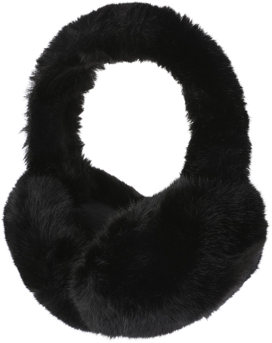 Oorwarmers Faux Fur - Zwart