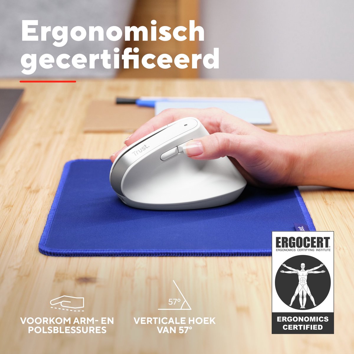 Trust Bayo+ - Ergonomische Muis thumbnail 3