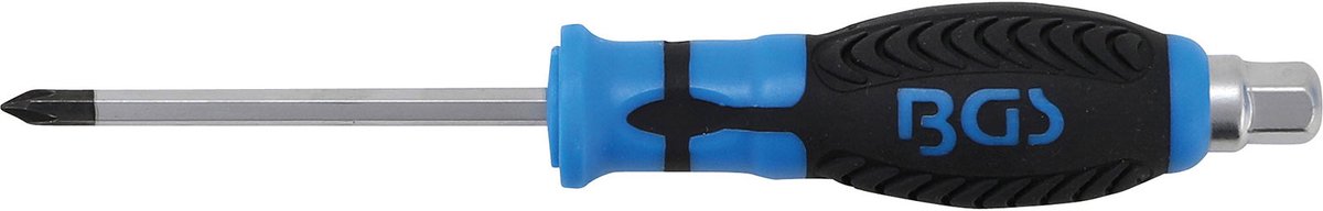 BGS schroevendraaierblad met zeskantprofiel kruiskop PH1 bladelengte 75 mm - 7911