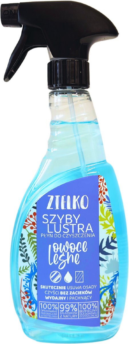 ZIELKO Glas- & Spiegelreiniger Bosvruchten – 500 ml