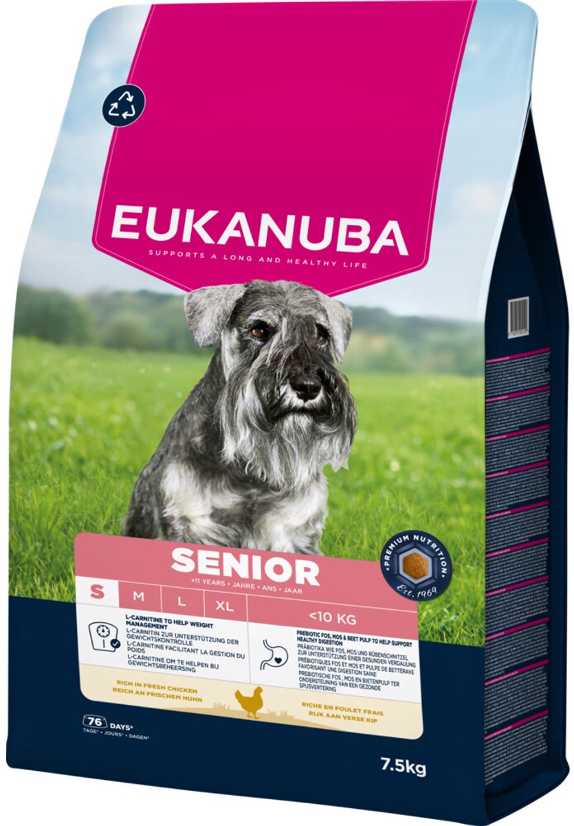 Eukanuba Senior Small - Hondenvoer - Kip - 7,5 kg
