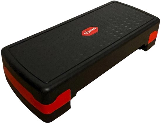 Jim24 Aerobic Fitness Step - Verstelbare Stepper - Aerobics Stepper - Fitness Stepper - Voor krachttraining en cardio - Zwart