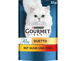 Natte kattenvoer met kip en rundvlees - 26 portiezakken van 85 g