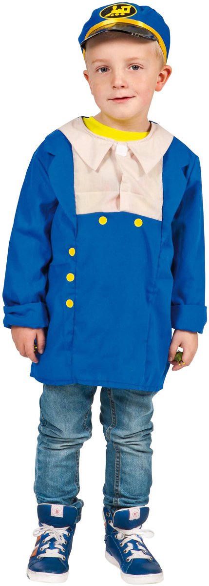 Verkleedkleding 2,5-6 jaar Machinist inclusief pet - Educo