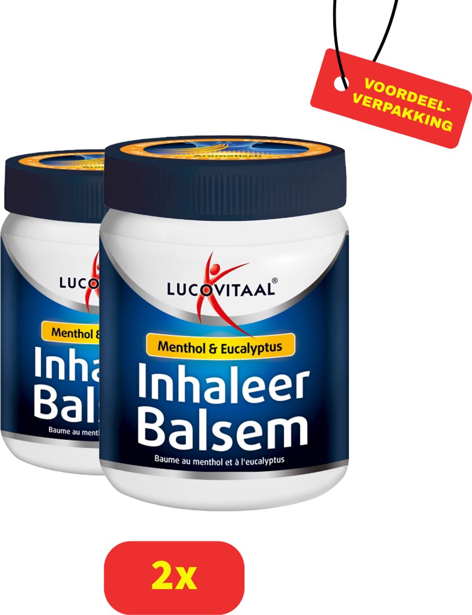 Lucovitaal Inhaleer Balsem - 2 x 100 gr voordeelverpakking